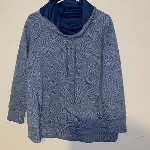 Blue cowbell sweatshirt